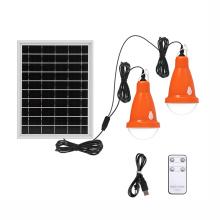 Portable Led Solar Bulb Lights with Remote Controller